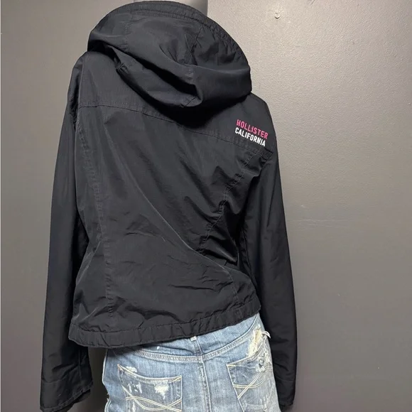 ❌SOLD❌ Hollister Vintage Y2K Navy Blue/Pink Jacket - Picture 5 of 7